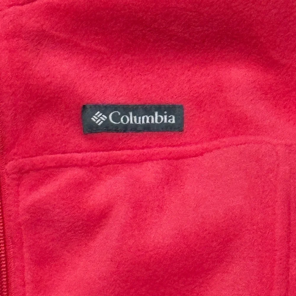 Columbia Vibrant Red Fleece Jacket - Picture 2 of 3